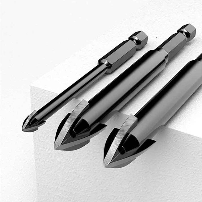 Carbide Drill Bit Set for Tile, Glass & Marble – Precision Drilling Without Water | Thomler