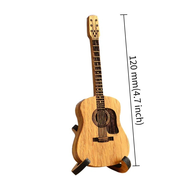 Wooden Guitar Pick Holder Organizer for 3 Picks – Handcrafted Storage Case for Acoustic & Electric Guitarists | Thomler