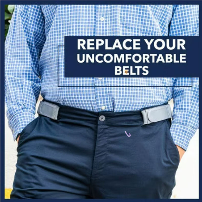 Adjustable Elastic Stretch Belt Without Buckle for Jeans Pants Dress Trousers Men Women Everyday Casual Comfort Flexible Waist | Thomler