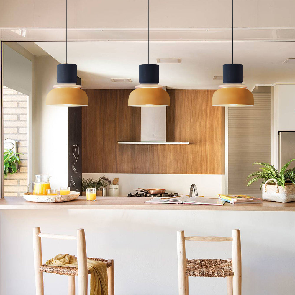 Pendant Light Acrylic 29.0 cm Macaron Pastel Living Room Dining Room Colour Block Hanging Ceiling Lamp E27 | Thomler