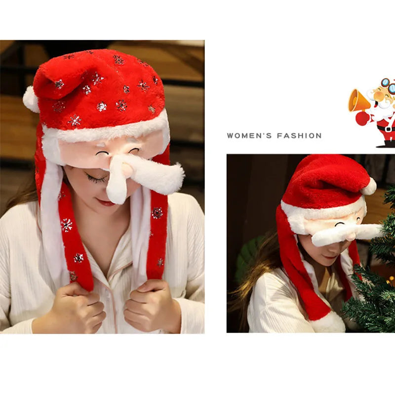 Festive Holiday Character Hat - Soft Padded Winter Headwear for Parties & Photos | Thomler