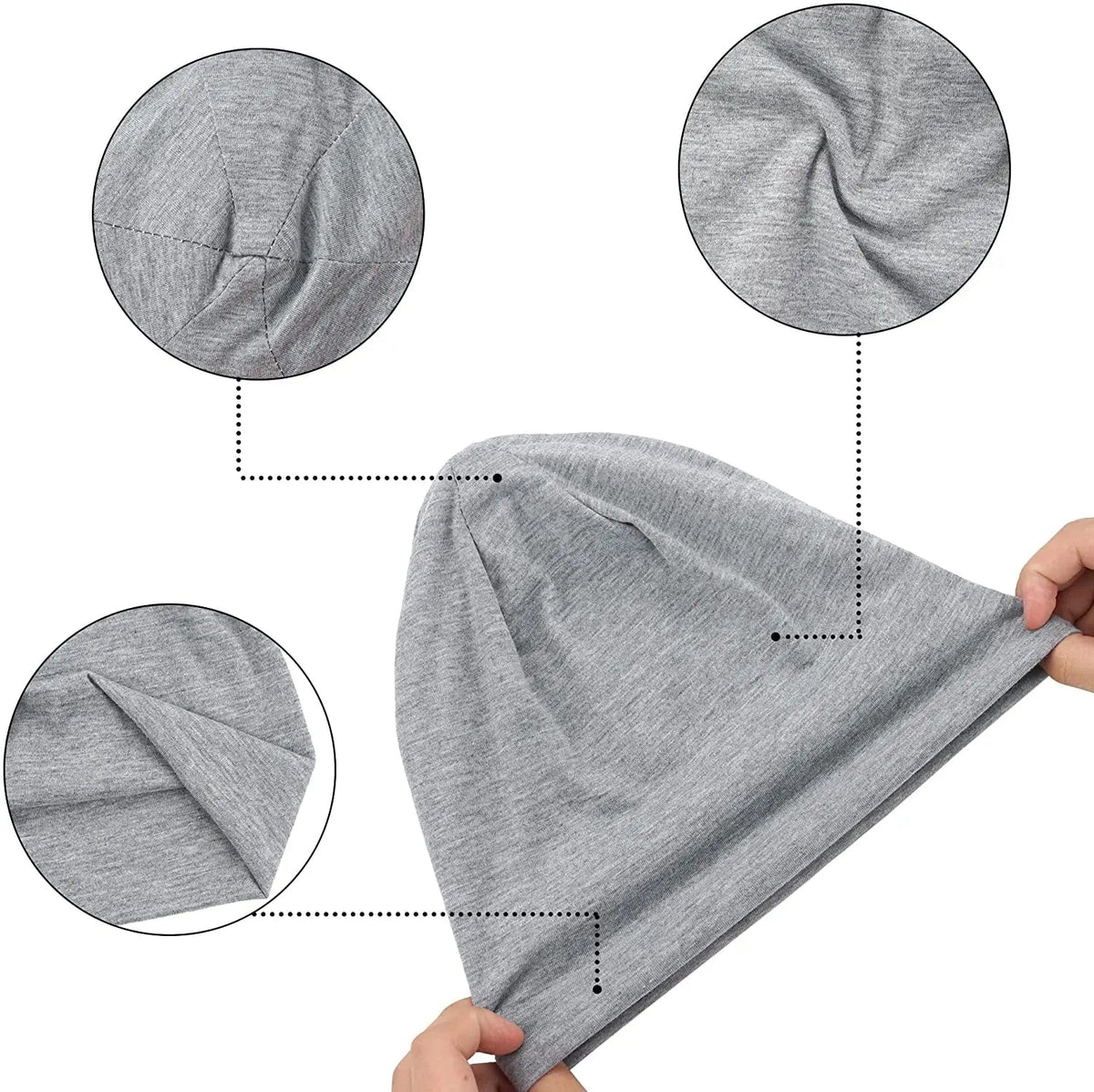 Slouchy Knit Beanie – Soft Stretch Winter Hat for Men & Women – Breathable All-Season Headwear – Machine-Washable Casual Cap | Thomler
