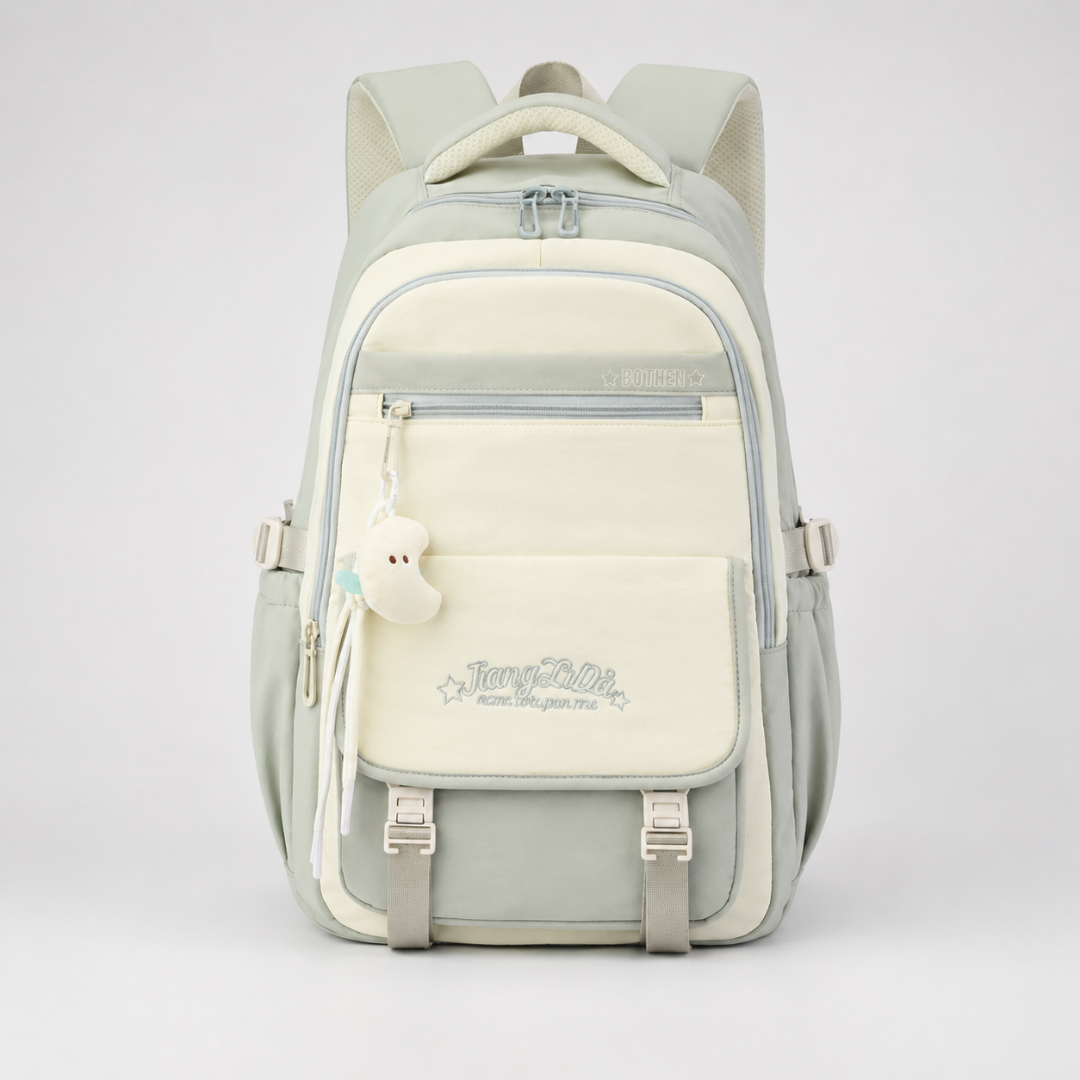 Multi-Compartment Backpack with Padded Laptop Sleeve – Water-Resistant Oxford Fabric for School, Work & Travel | Thomler