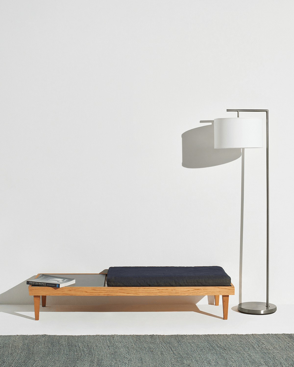 Vloerlamp Modern Met Stoffen Kap 152cm LED Zwart Messing Nikkel | Sansoti