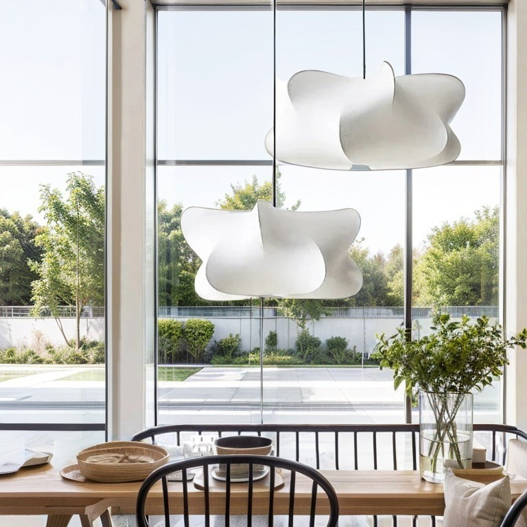 Silk Pendant Light Japanese-Inspired LED Warm White for Living Room Bedroom Hotel | Thomler