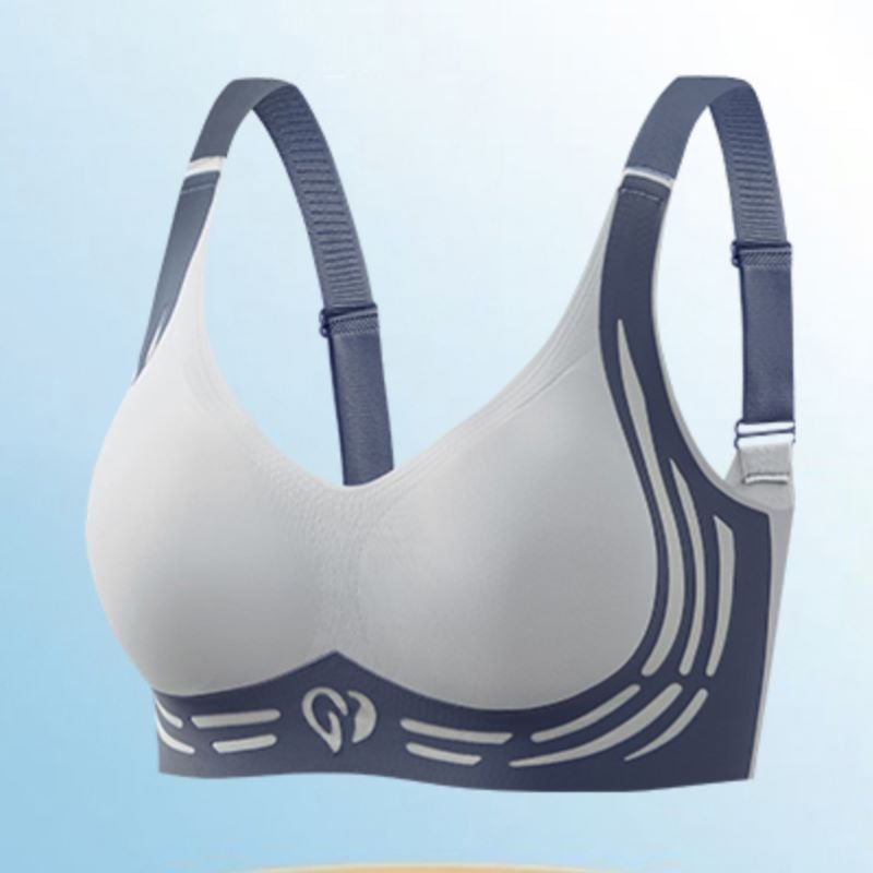 Wireless Lift Bra with Wide Straps – Wire-Free Support and Smoothing U-Back Design for Full Coverage | Thomler
