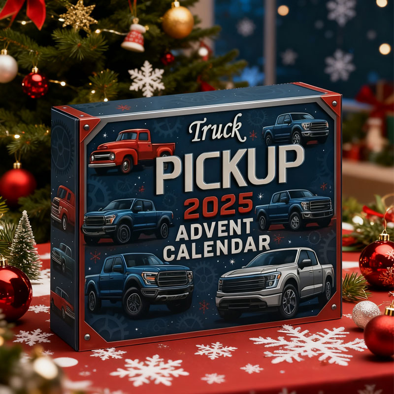 F-Series Pickup Truck Advent Calendar – 24 Miniature Collectible Vehicles, 70 Years of American Heritage | Thomler