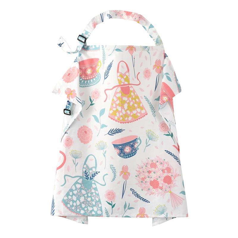 Breastfeeding Privacy Apron with Adjustable Neck Strap – Lightweight Cotton Feeding Shield for Moms – Portable Infant Nursing Drape | Thomler