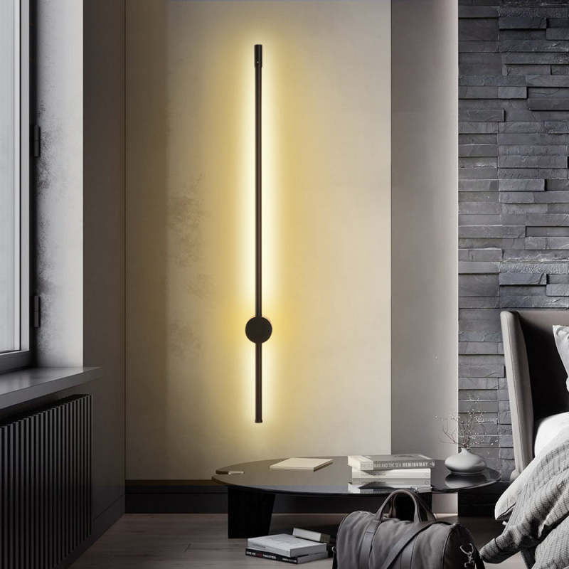 Sleek Linear LED Wall Sconce for Bedroom & Living Room – Modern Minimalist Design | Thomler