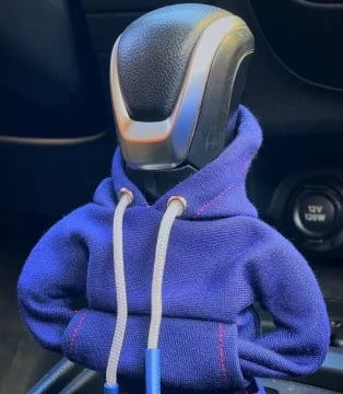 Mini Hoodie Gear Shift Cover – Playful Car Interior Accessory for Manual & Automatic Vehicles | Thomler