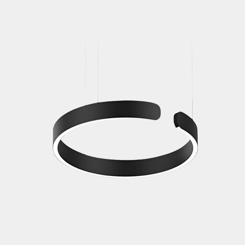 Pendant Light Aluminium Integrated LED 50.0 cm Adjustable Dining Room Living Room Hallway Ceiling Lamp Modern Minimalist Ring Design | Thomler
