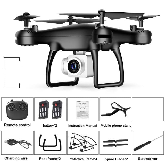 Aerial Camera Quadcopter 4K Ultra HD Live View GPS Auto-Return Foldable Remote Control for Outdoor Photography Travel Vlogging | Thomler
