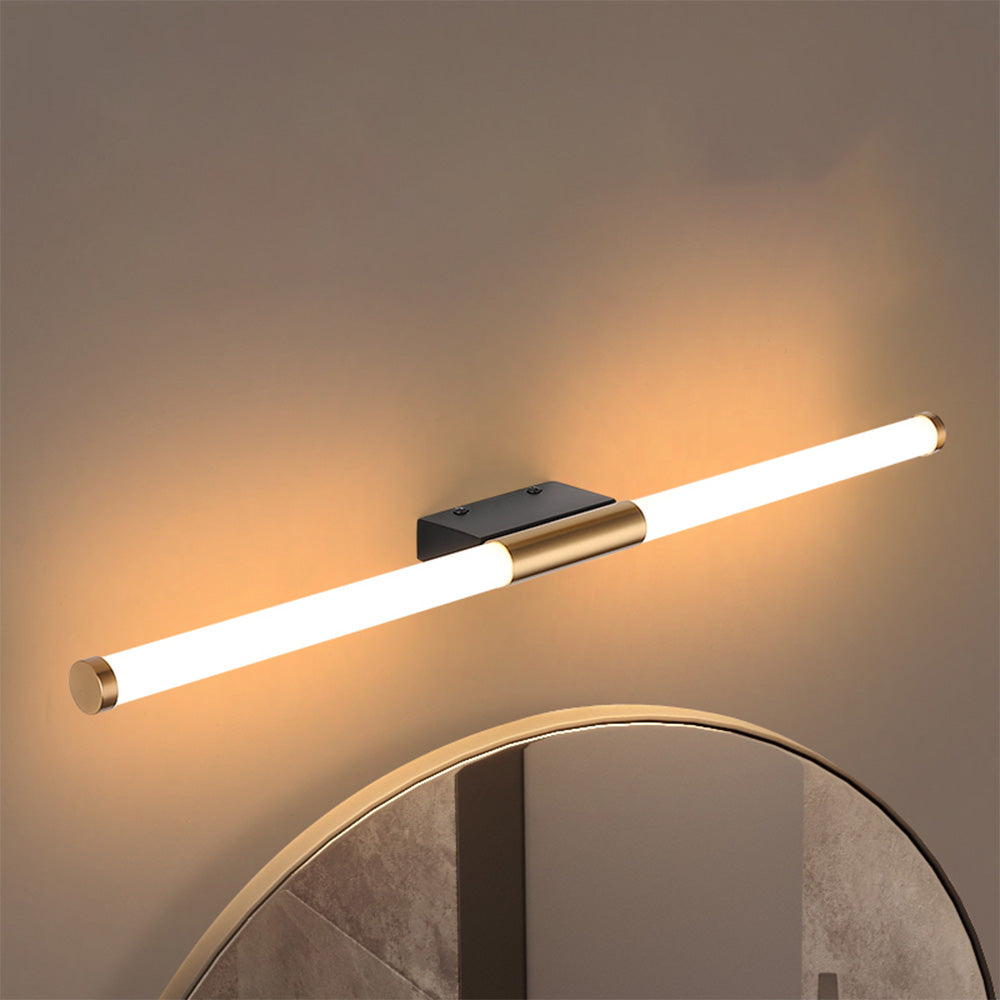 Contemporary Horizontal Mirror-Front Vanity Fixture with Metal Body for Bath & Bedroom | Thomler