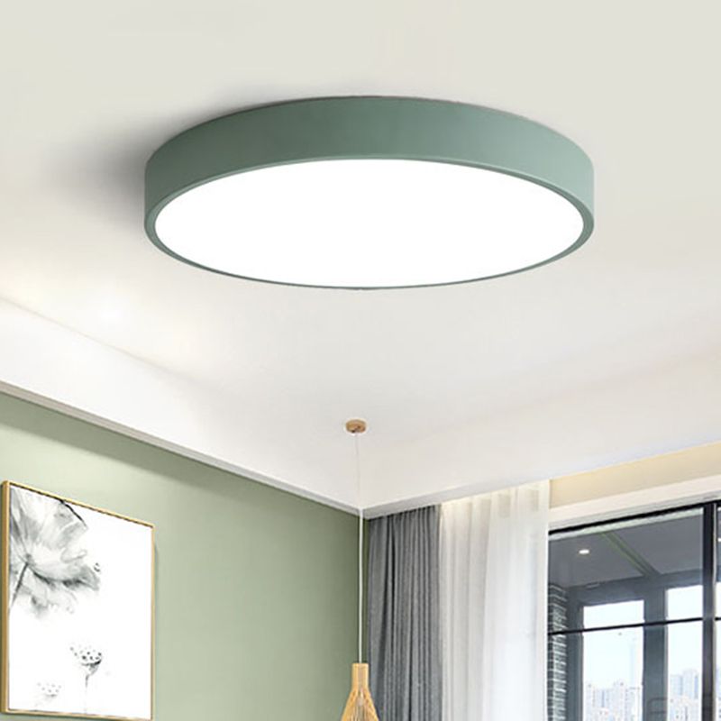 Modern Round LED Flush Mount Ceiling Light for Bedroom & Living Room – Vibrant Colors | Thomler