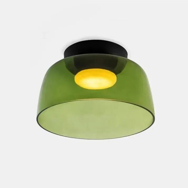 Layered Glass Ceiling Light with Adjustable LED – Contemporary Nordic Fixture for Dining and Living Rooms | Thomler
