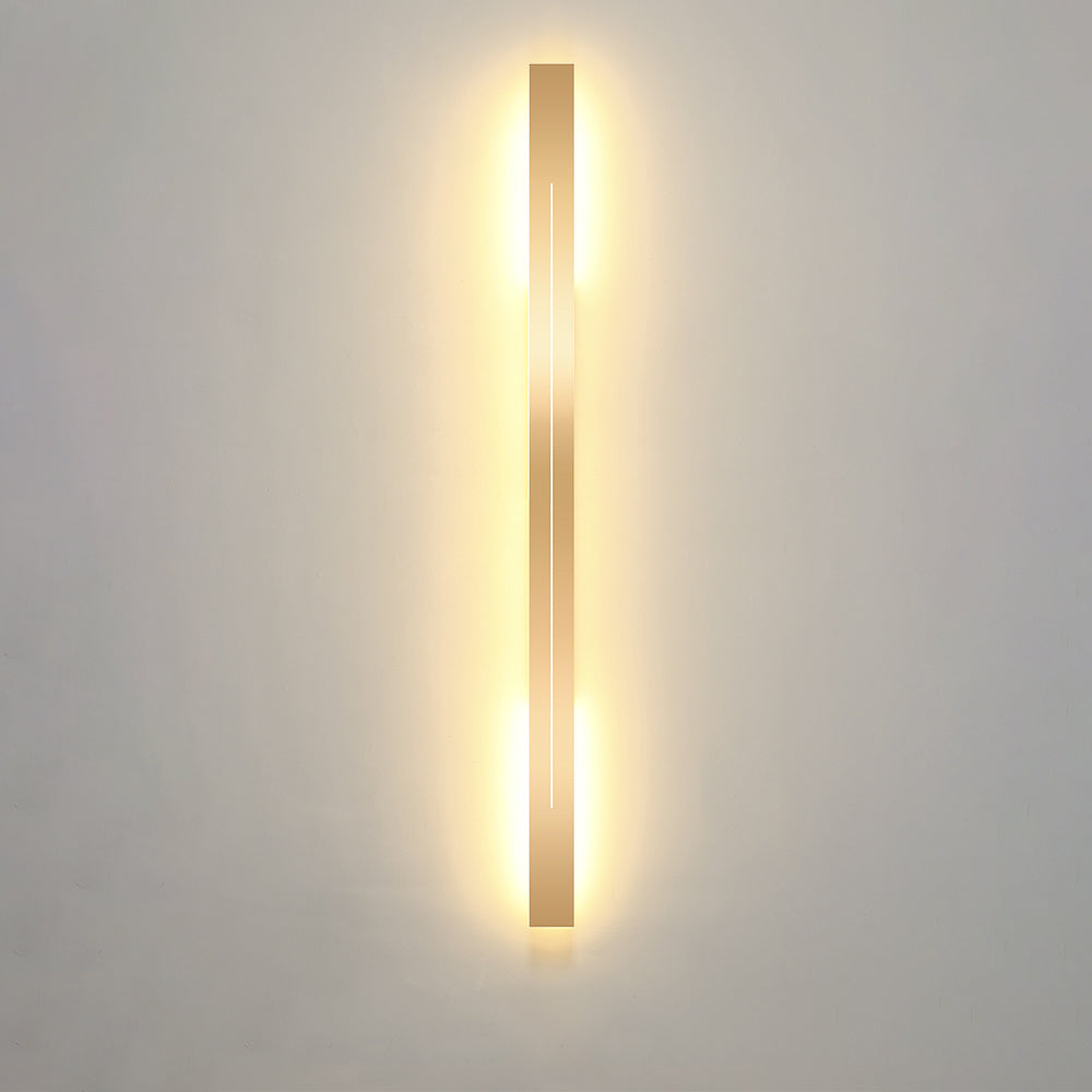 Modern Linear LED Wall Light for Bedroom and Living Room – Metal and Acrylic Fixture with Dimmable Options | Thomler