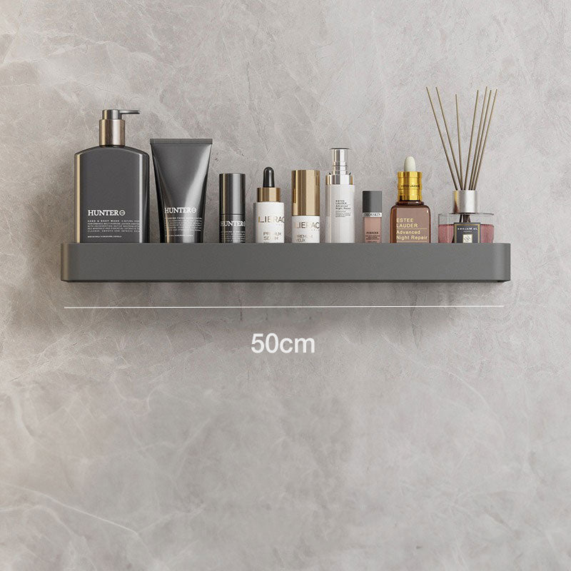 Wall Shelf Metal 30.0 cm Grey Bathroom Storage Rack Compact Shower Organiser Shelf Minimalist Modern Bathroom Accessories | Thomler