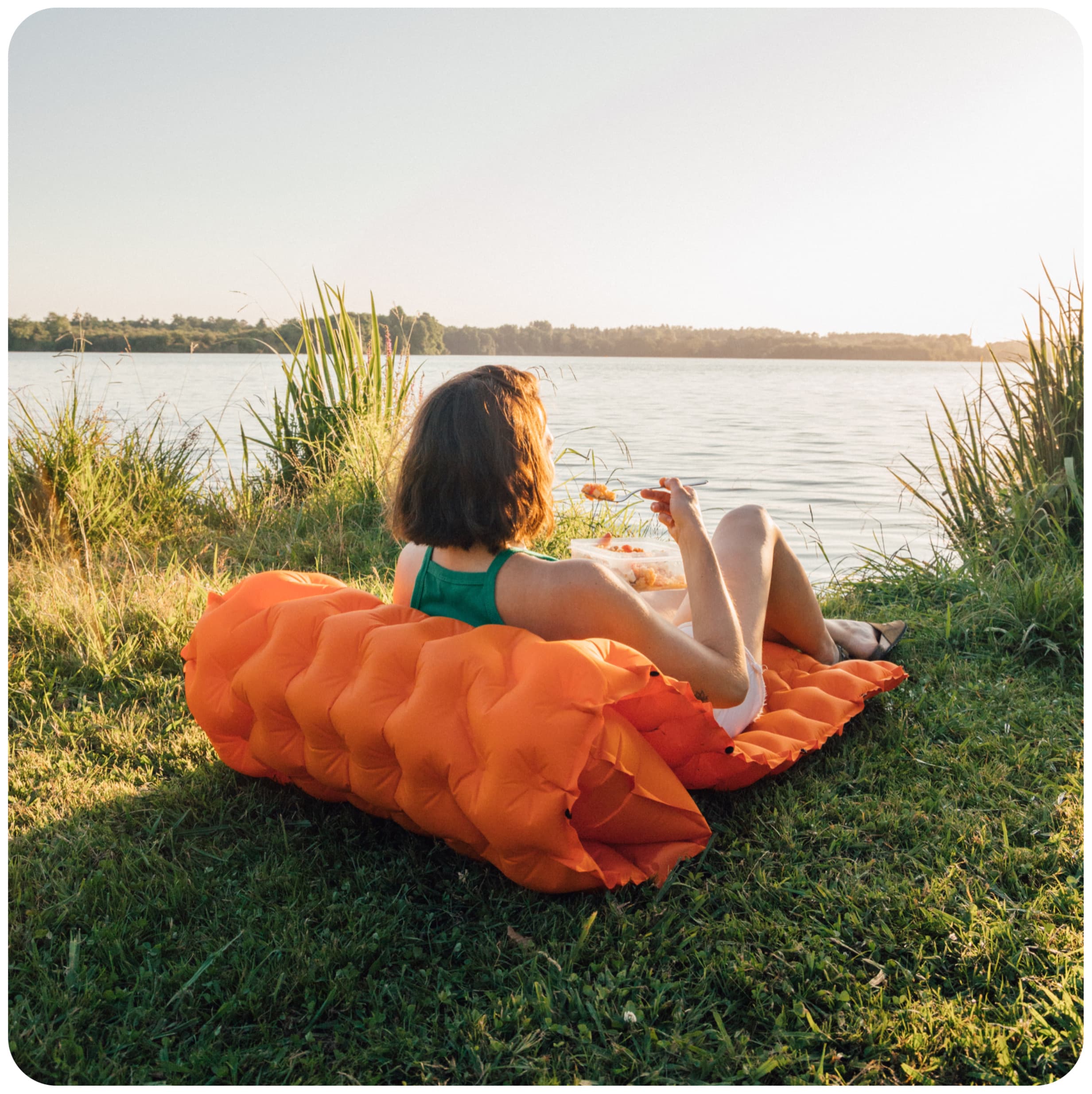 Self-Inflating Camping Sleeping Pad with Built-In Pump | Lightweight Insulated Sleep Mat for Backpacking Hiking Travel | 75x23 in Compact | Thomler