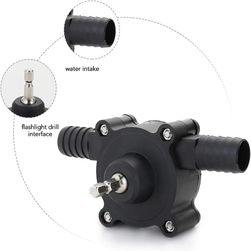 Drill-Powered Water Pump Attachment – Portable Transfer Tool for Garden & Outdoor Use | Thomler