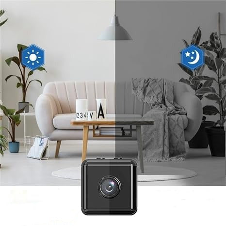Compact 1080p WiFi Security Camera with Night Vision for Home & Office | Motion Alerts & App Control | Thomler