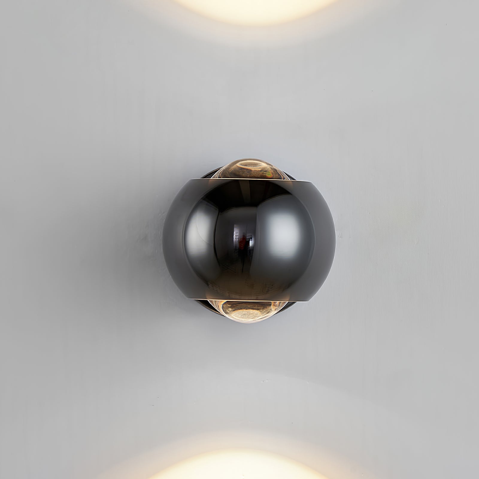 Contemporary Copper LED Wall Sconce Up Down Light for Entryway Hallway Bedroom Bathroom Gold Black Chrome | Thomler