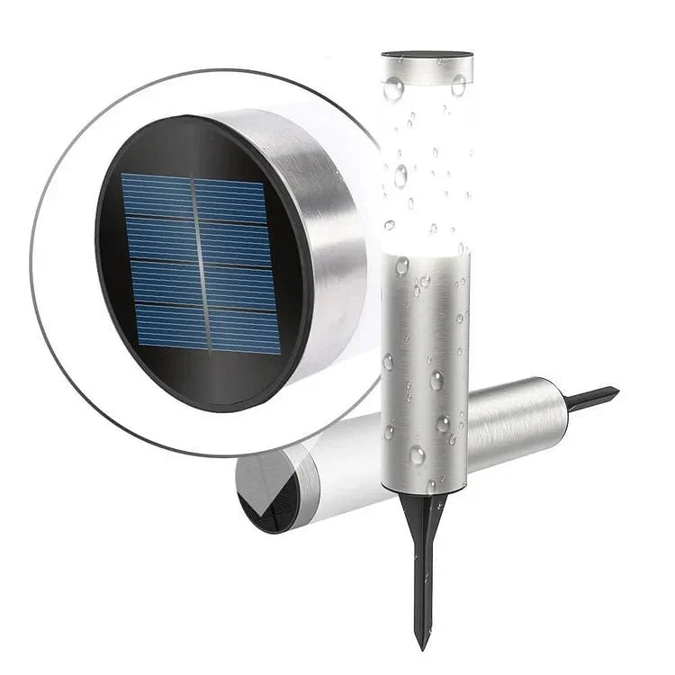 Stainless Steel Solar Lawn Stake Light Outdoor Pathway Marker with Auto Dusk Sensor Waterproof Garden Landscape Lighting for Walkway Yard | Thomler