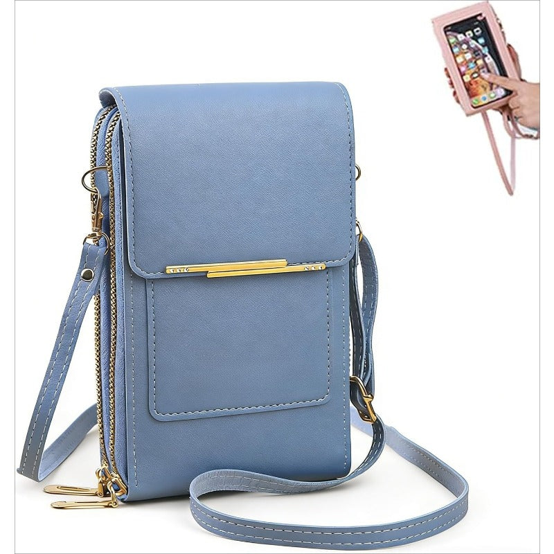 Touchscreen Crossbody Phone Wallet with RFID Blocking for Women – Holds 6.7 Inch Smartphones, Cards & Essentials | Thomler