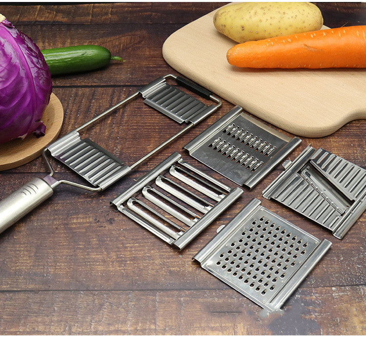 Rotary Vegetable Slicer with Stainless Steel Drums for Cabbage, Carrots, Salads & Food Prep | Thomler