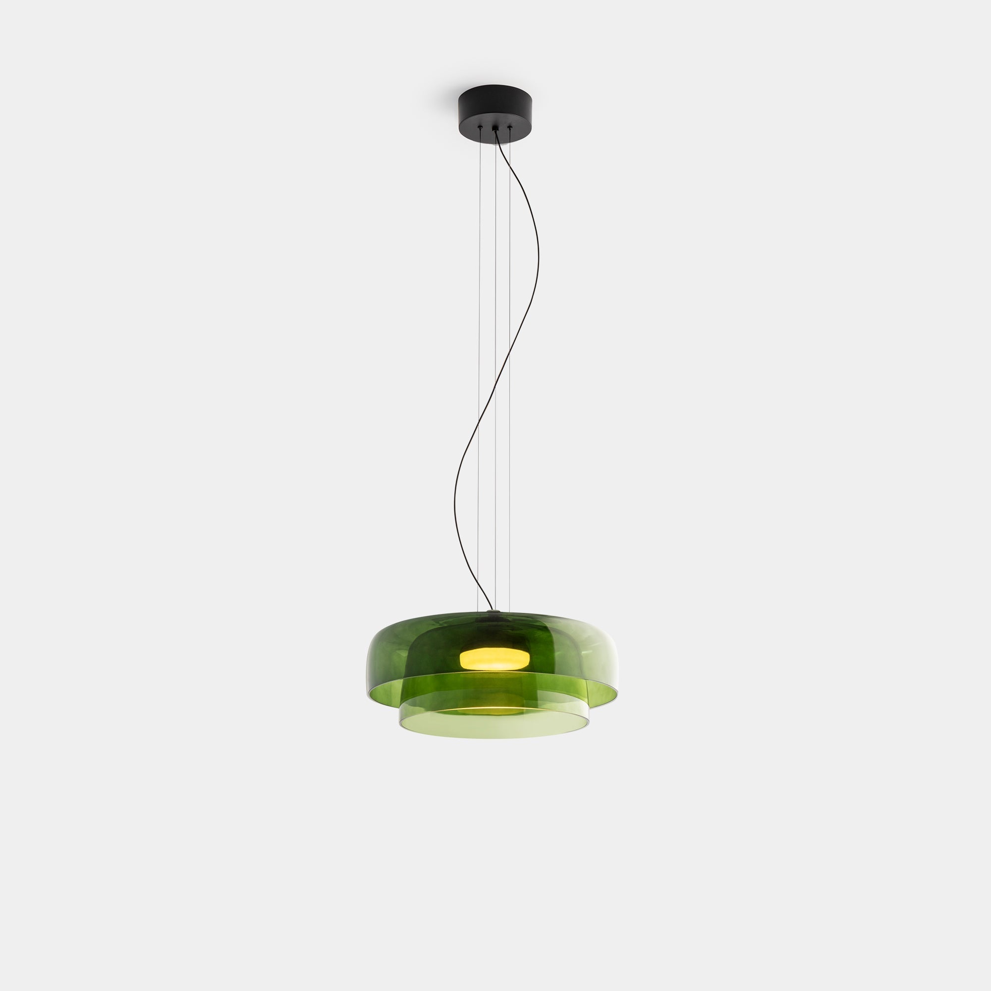 Pendant Light Glass 42.0 cm Orange Dining Room Kitchen Island Nordic Hanging Ceiling Lamp Warm LED Adjustable Cable | Thomler