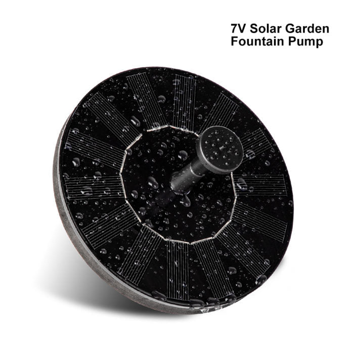 Solar-Powered Floating Fountain Pump for Ponds, Bird Baths & Pools – Energy-Free Water Feature with Interchangeable Spray Heads | Thomler