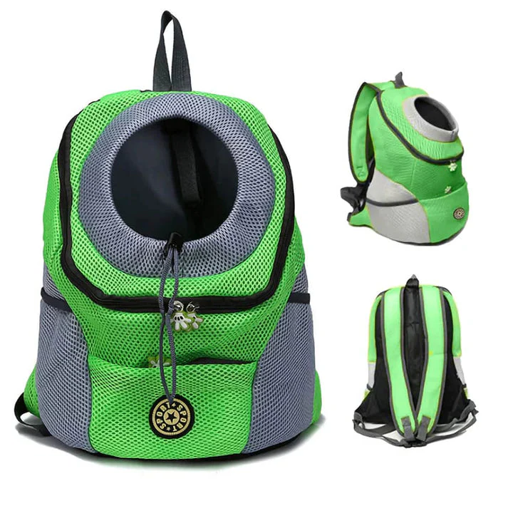 Pet Carrier Backpack for Dogs & Cats with Ventilated Mesh, Adjustable Straps & Storage Pockets for Hiking Travel Vet Visits | Thomler
