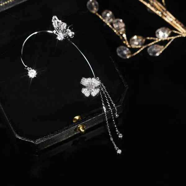 Butterfly Stud Earrings with AAA Cubic Zirconia – Hypoallergenic Nickel-Free Design for Sensitive Ears, Everyday Elegance & Gift-Ready | Thomler