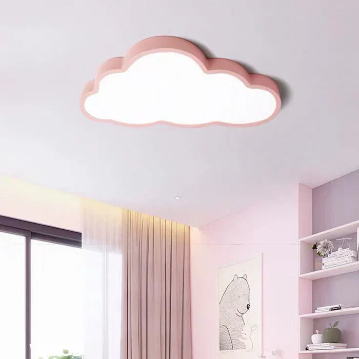 Cloud-Shaped LED Ceiling Light Fixture for Kids Bedroom Nursery Playroom Soft Warm White Glow 3000K Energy-Saving Acrylic Modern | Thomler
