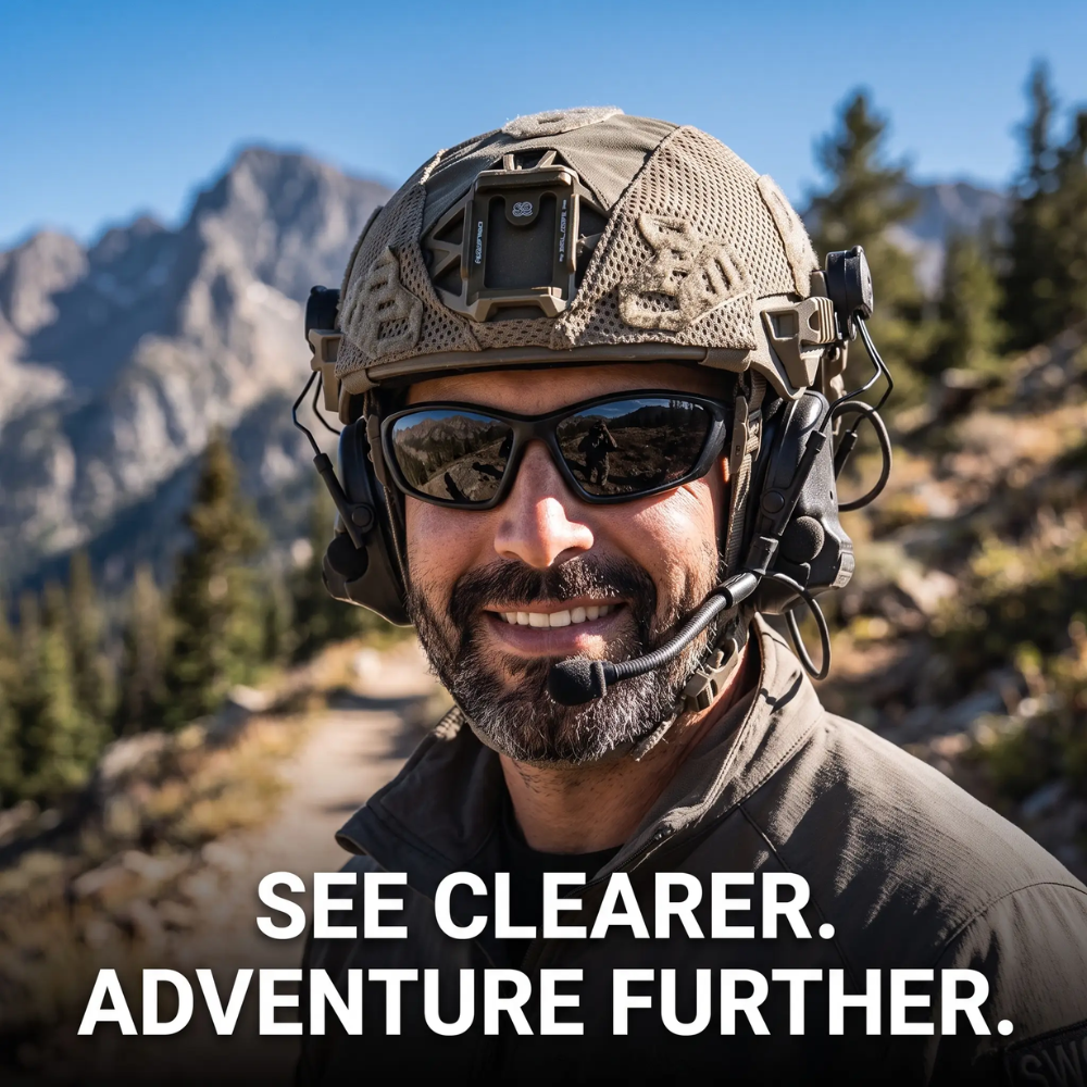 Tactical Photochromic Sunglasses for Men – UV400 Protection, Glare-Reducing Polarized Lenses for Fishing, Driving, Hiking & Outdoor Sports | Thomler