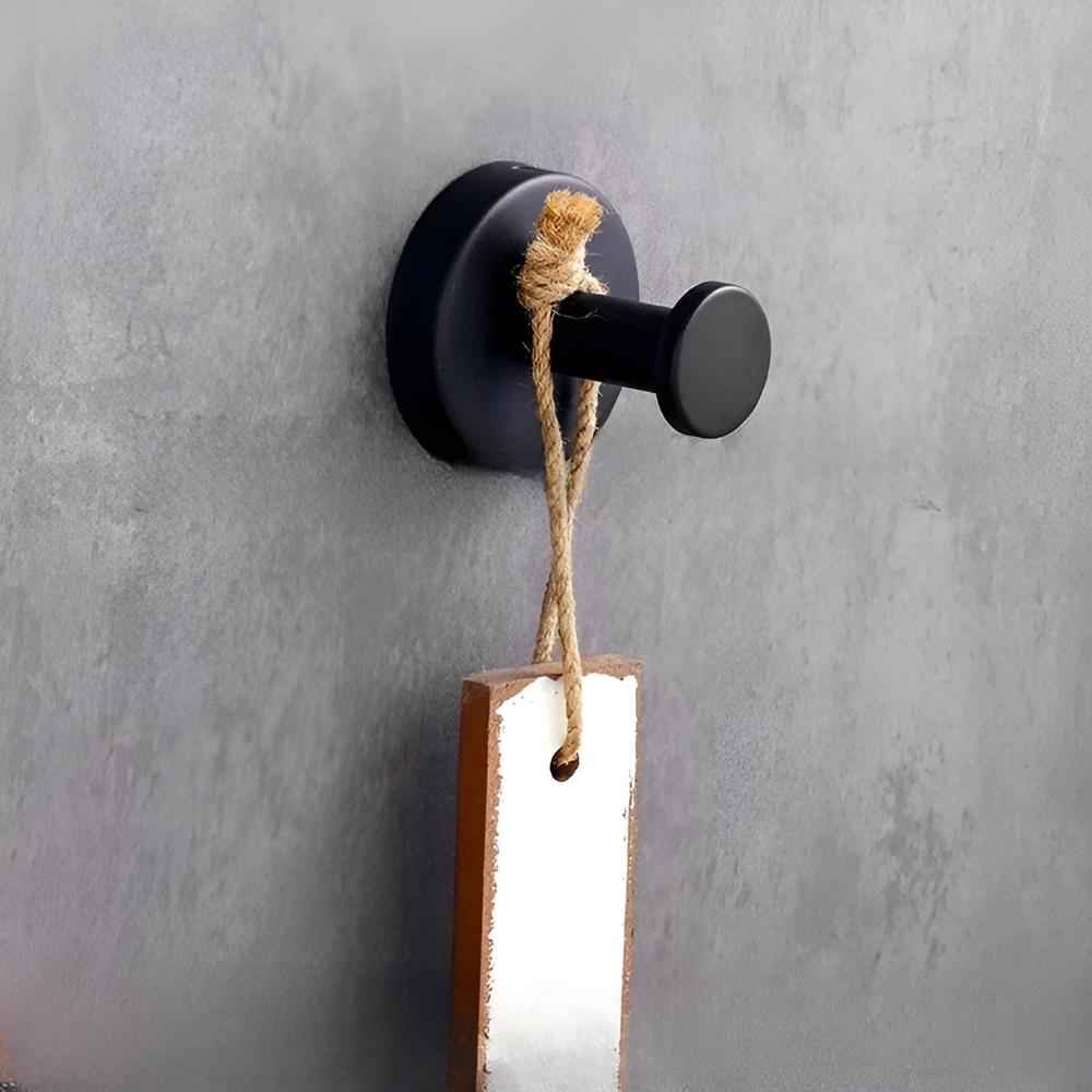 Wall Hook Stainless Steel 7.0 kg Silver Bathroom Kitchen Drill Free Towel Robe Adhesive Hanging Hook Set | Thomler