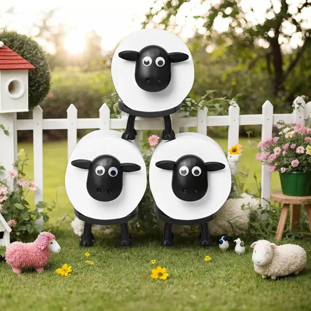 Toilet Roll Holder Sheep Design Set Of 3 Freestanding Bathroom Kitchen Roll Storage Organiser Decorative Countertop Holder | Thomler