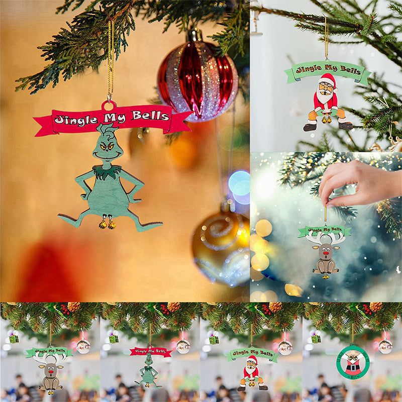 Funny Holiday Tree Ornament with Jingling Bells – Humorous Christmas Decoration for Home | Thomler