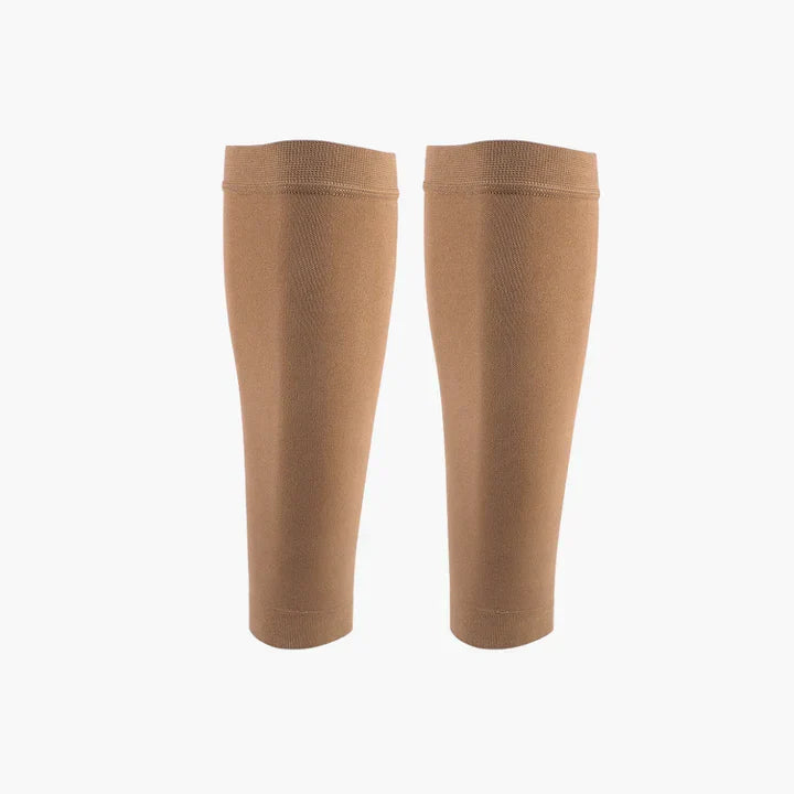 Compression Leg Sleeves for Circulation Support & Swelling Relief | Open-Toe Graduated Compression Calf Sleeves for Edema | Breathable | Thomler