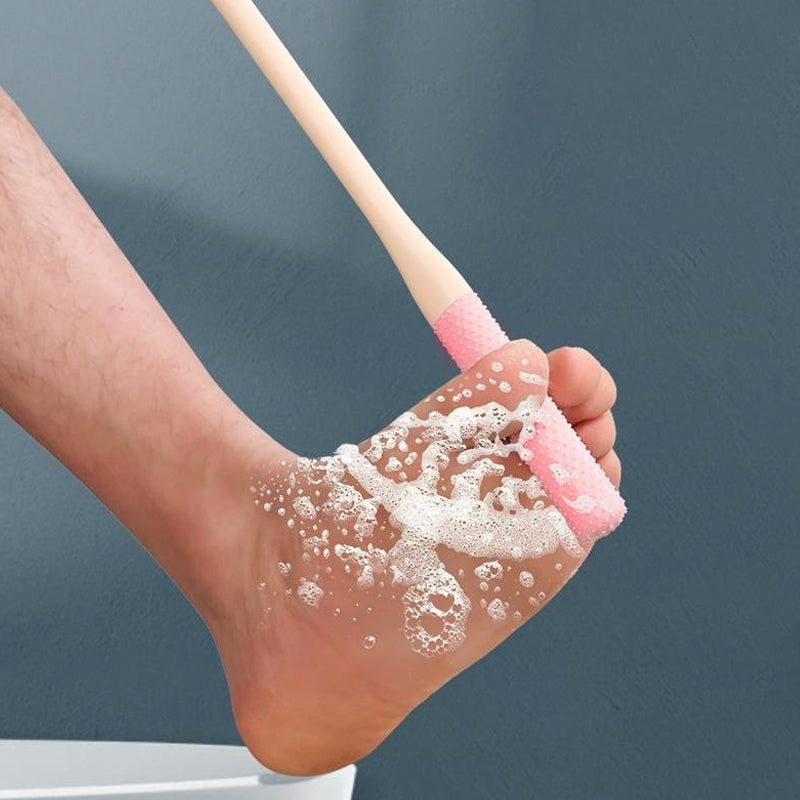 Interdigital Foot Scrubber for Shower – Soft-Bristle Hygiene Tool for Toes – Ergonomic Handle, Gentle Cleaning Between Toes, Compact | Thomler