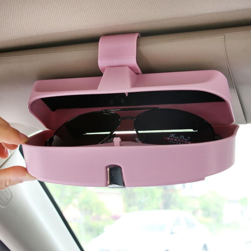 Eyewear Organizer for Car Visor – Magnetic Clip-On Holder with Card Slots | Thomler