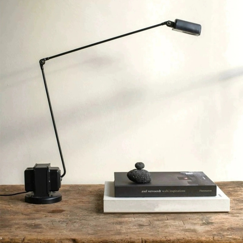 Articulated Metal Task Light with Dual-Segment Arm & Dimming Control | Thomler