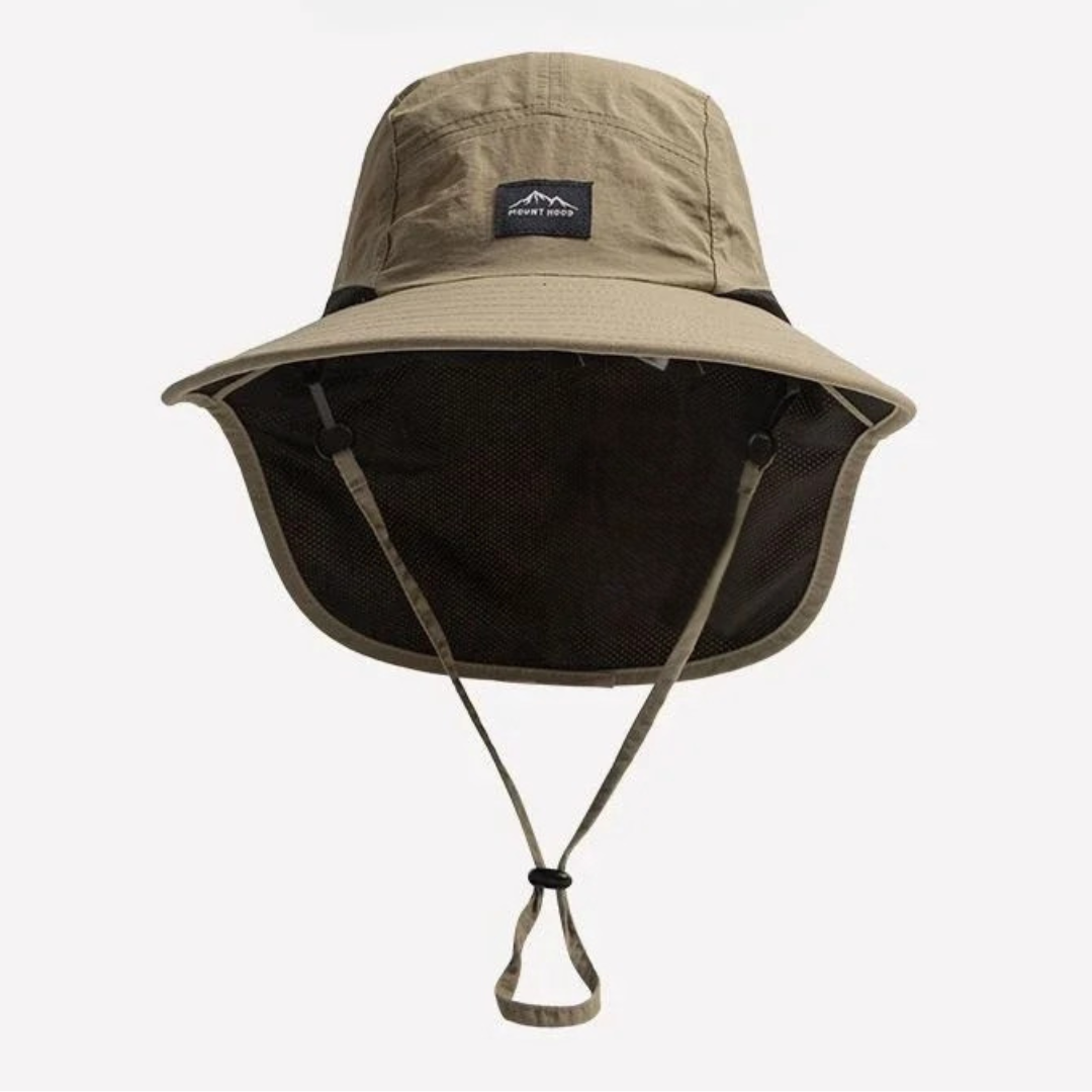 Adventure Fishing Headwear with Fold-Down Mesh Shield for Neck & Ears | Outdoor Boonie Cap for Hiking & Camping | UPF 50+ Shaded Crown & | Thomler