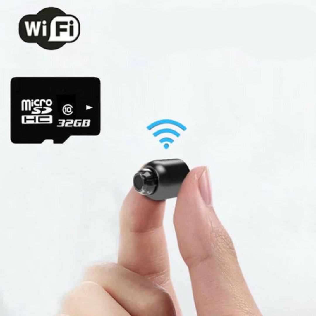 Compact WiFi Security Camera 1080P HD Motion Detection Night Vision Remote Monitor for Home Office Nursery | Thomler