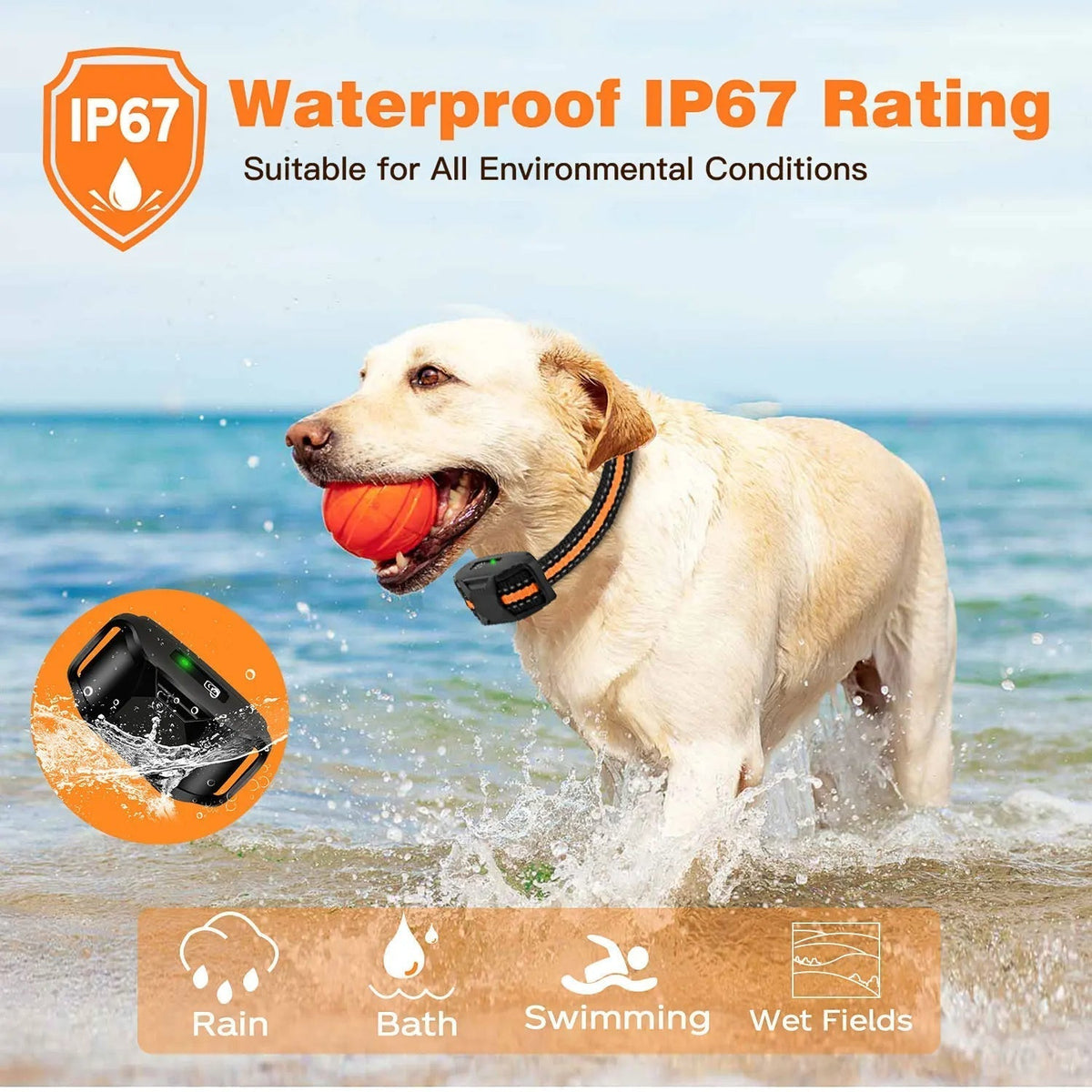 Remote Dog Training Collar – 3,280 ft Range, Waterproof, 3 Modes for All Breeds | Thomler