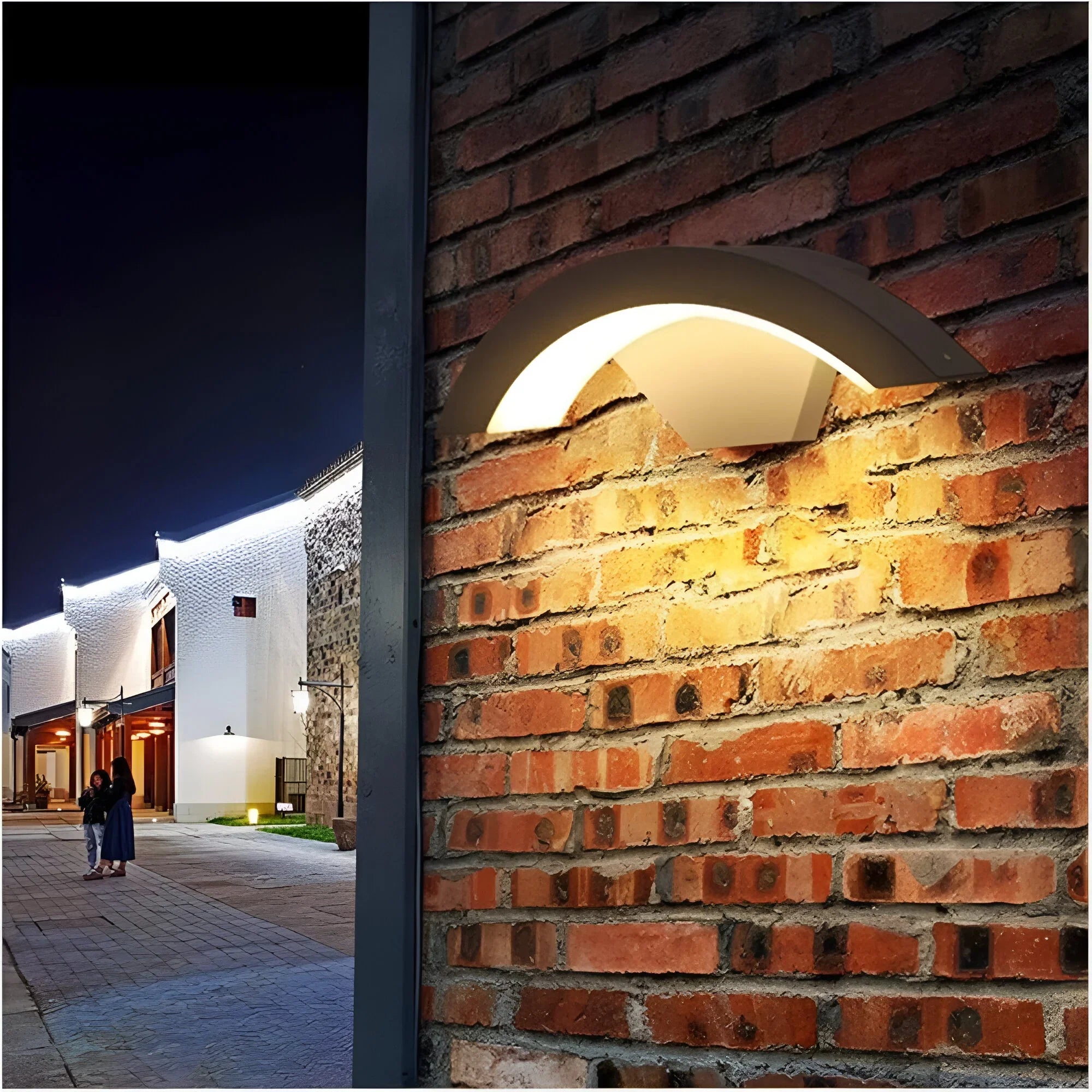 Outdoor Security Light with Motion Sensor | Weather-Resistant LED Wall Sconce for Porch, Patio & Entryway | 18W Automatic Dusk-to-Dawn | Thomler
