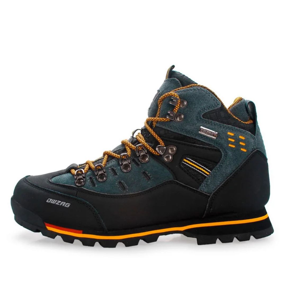 Men's Waterproof Hiking Boots with Non-Slip Rubber Sole – Mid-Ankle Trekking Shoes for Winter Trail Walking, Outdoor Adventures & Mountain | Thomler