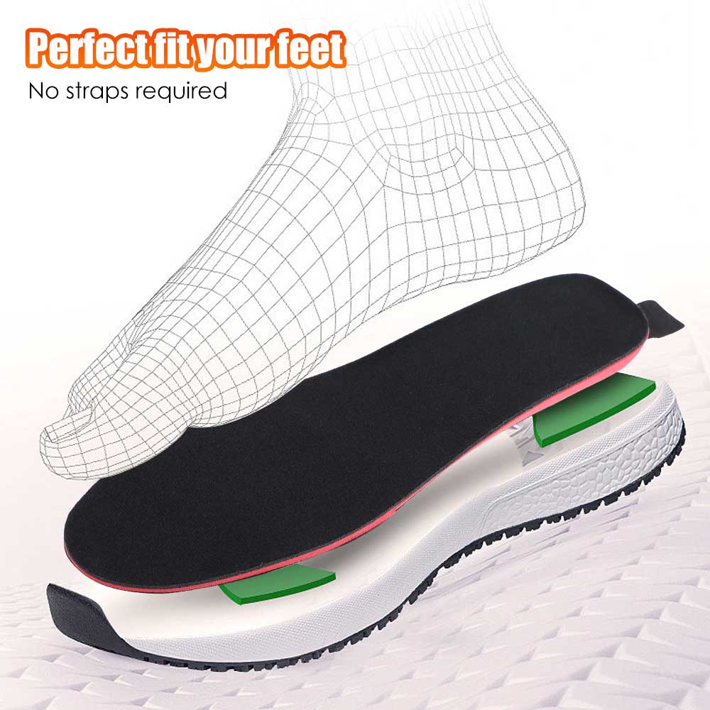 Rechargeable Heated Insoles with 3 Temperature Settings for Winter | Battery-Powered Foot Warmers for Men & Women | USB-Charged Heat | Thomler