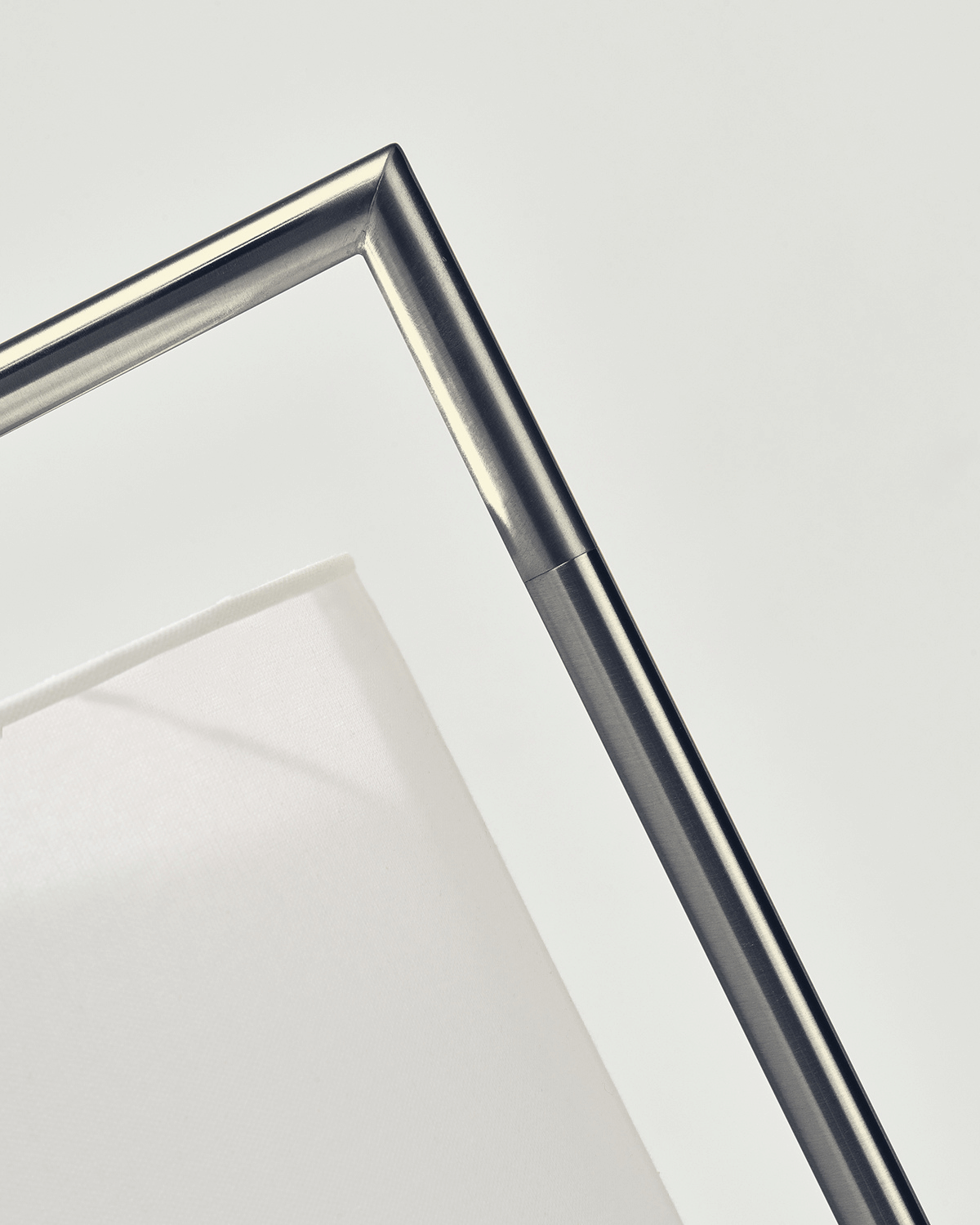 Vloerlamp Modern Met Stoffen Kap 152cm LED Zwart Messing Nikkel | Sansoti