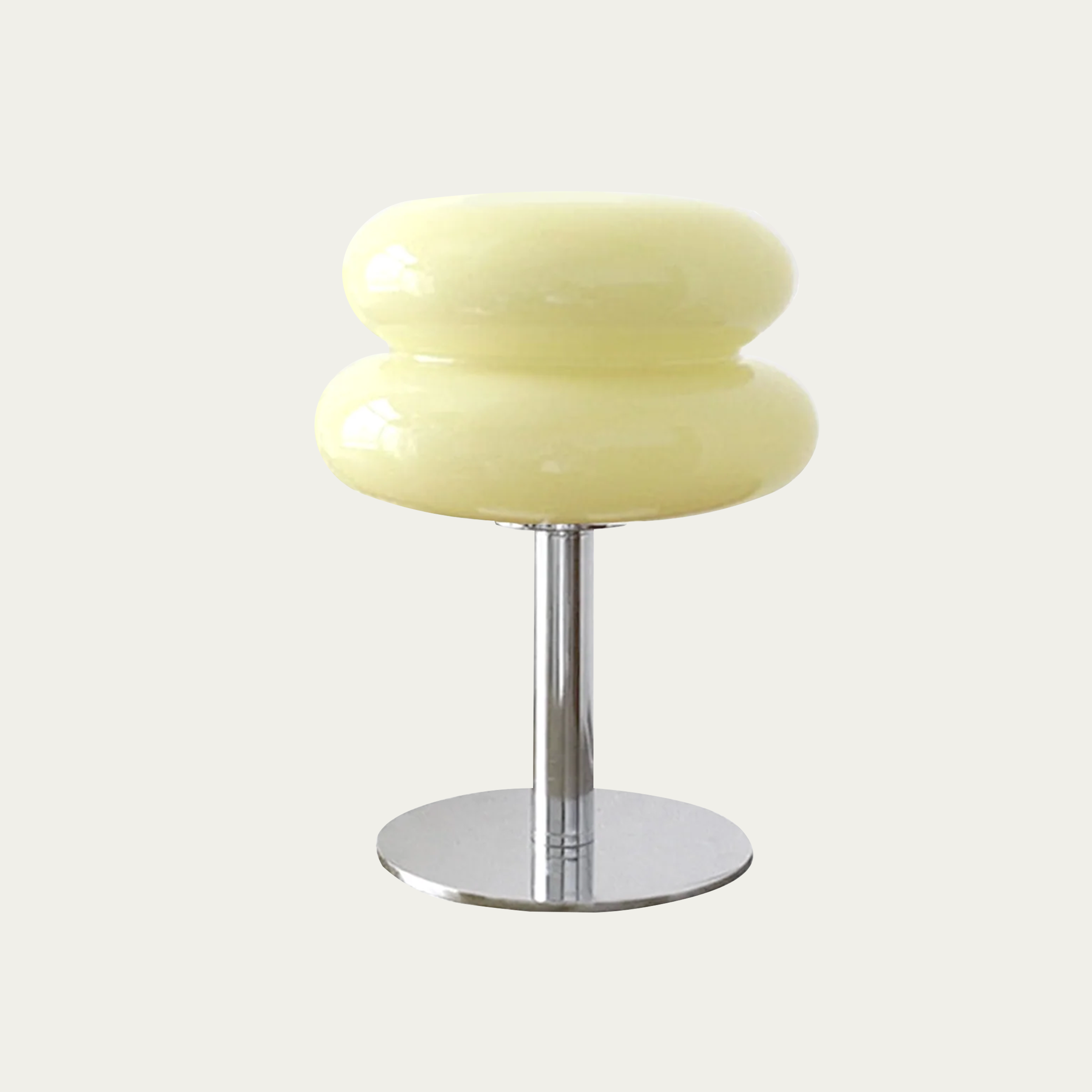 Table Lamp Glass 10 in White Jade Minimalist Bedroom Desk Accent Light | Thomler