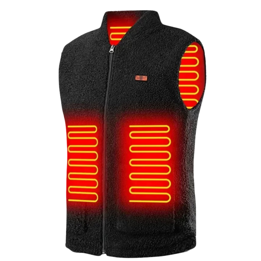 Heated Vest with 3 Temperature Settings & USB-C Power | Men's Electric Warming Gilet for Winter Outdoor Work | Rechargeable Washable Body | Thomler
